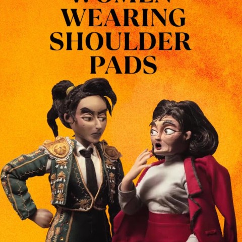 Women Wearing Shoulder Pads